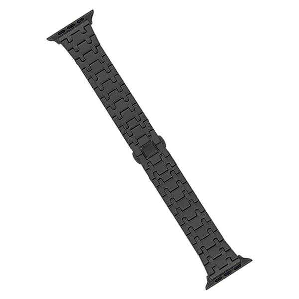 KALEBOL Armbånd i rustfritt stål Apple Watch Series 10 42 mm metallarmbånd - Svart