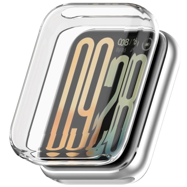 Xiaomi Smart Band 9 Pro Watch Case All-Around joustava galvanointi suojakuori - Läpinäkyvä