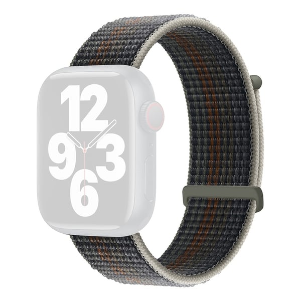 KALEBOL Nylonklokkearmbånd Apple Watch Series 10 46 mm håndleddsrem - Midnatt