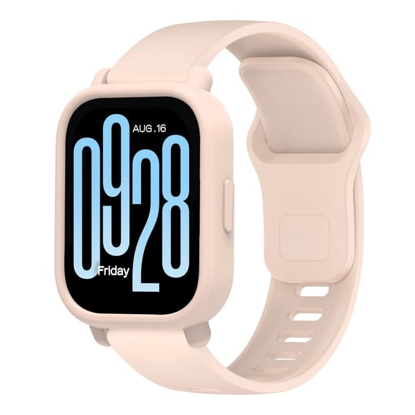 Xiaomi Redmi Watch 5 Active Watch Case Mykt silikonklokkedeksel - Rosa