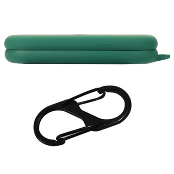 Nothing Ear (Open) Bluetooth Earphones Case Silicone Cover with Anti-Lost Buckle - Blackish Green Nothing Ear (Open) Bluetooth Earphones Case Silicone Cover with Anti-Lost Buckle - Blackish Green