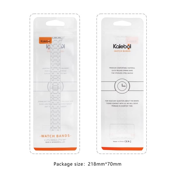 KALEBOL Armbånd i rustfritt stål Apple Watch Series 10 46 mm metallarmbånd - Gull