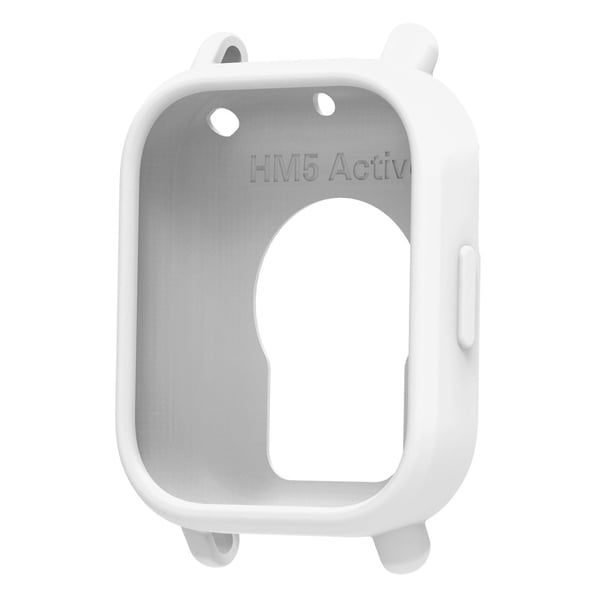Xiaomi Redmi Watch 5 Active Watch Case Mykt silikonklokkedeksel - Hvit