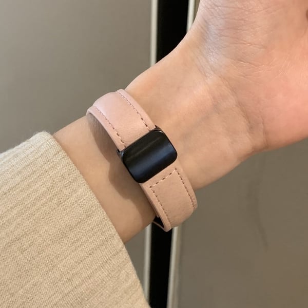 Apple Watch Series 10 42 mm klokkerem med tegneseriehunddesign - Rosa