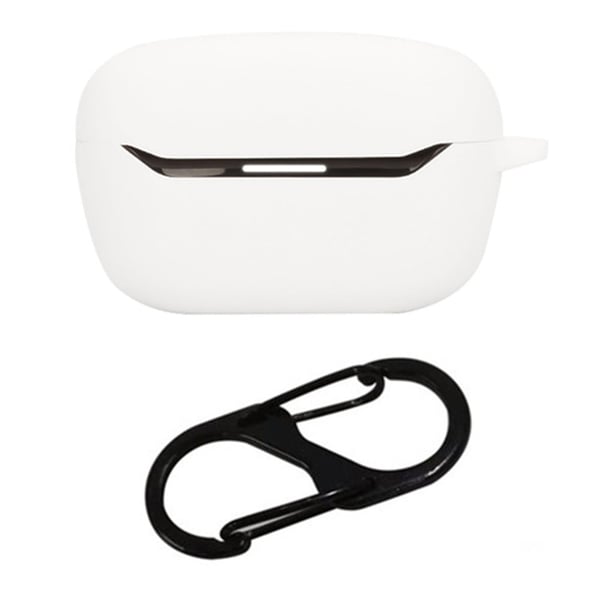 JBL Endurance Race 2 Case with Anti Lost Buckle Bluetooth Earbuds Silicone Protective Cover - White