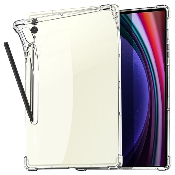Samsung Galaxy Tab S10 Plus Case Four Corner Shockproof Clear Tablet Flexible Cover