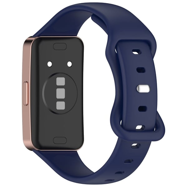 Silikonklokkerem Huawei Band 9 NFC / 9 / 8 NFC / 8 Slim Fit Figur 8 Armbånd - Marineblå