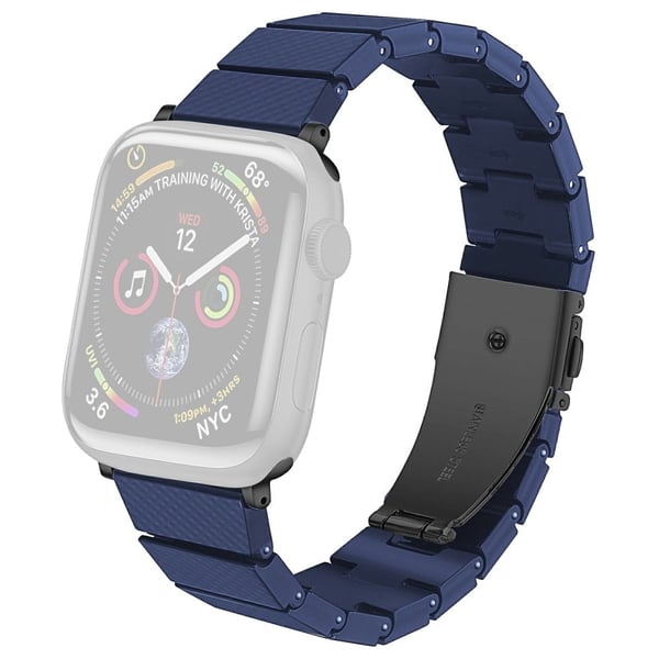 LEMONDA Watch Band Apple Watch Series 10 46mm Light Resin Strap Armbånd - Blå
