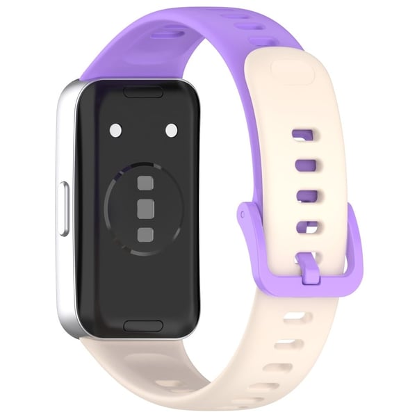 Silikonklokkerem Huawei Band 9 NFC / 9 / 8 NFC / 8 Justerbart erstatningsarmbånd - Lilla / Stjernelys