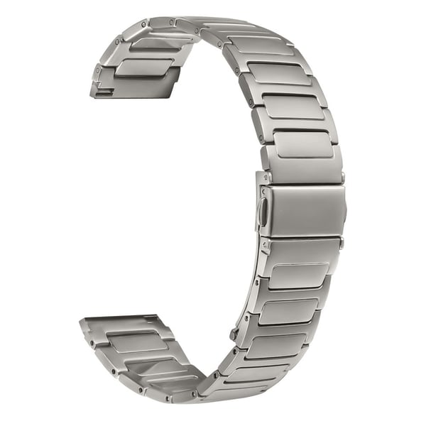 Huawei Watch Buds Titanium Color Watch Band Justerbar metallklokkerem
