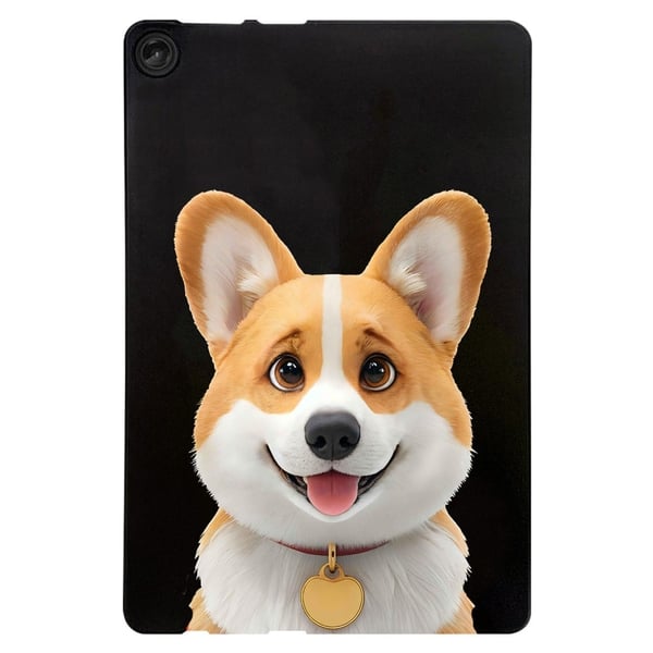 Lenovo Tab M10 (Gen 3) Case Pattern Printing Slim Flexible Tablet Protective Cover - Corgi
