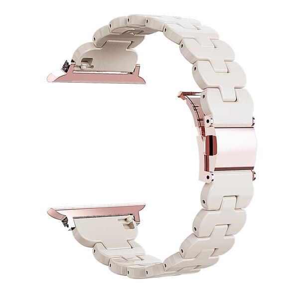 Kellonhihna Apple Watch Series 10 46mm sähköistetty kolhunkestävä glitterhihna - Starlight