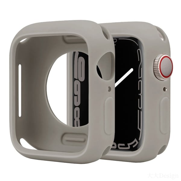 Apple Watch Ultra 2 / Ultra 49 mm beskyttelsesveske i silikon Candy Color støtsikkert klokkedeksel - Teglblå