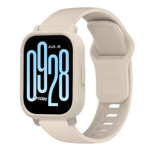 Xiaomi Redmi Watch 5 Active Watch Case Mykt silikonklokkedeksel - Elfenbenshvit