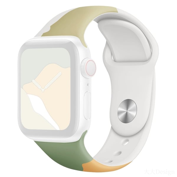 KALEBOL Morandi Silikonarmbånd Apple Watch Series 10 46mm Armbånd - Cyan