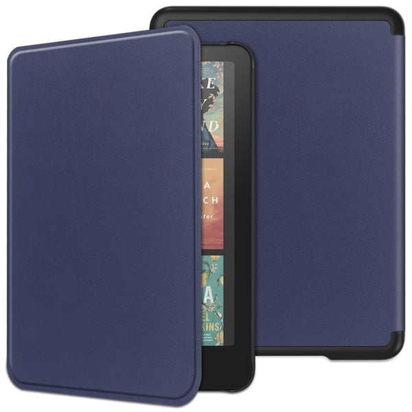 Amazon Kindle Paperwhite (2024) Case Bump Resistant and PU E-Reader Cover Support Auto Wake / Sleep - Blue Amazon Kindle Paperwhite (2024) Case Bump Resistant and PU E-Reader Cover Support Auto Wake / Sleep - Blue