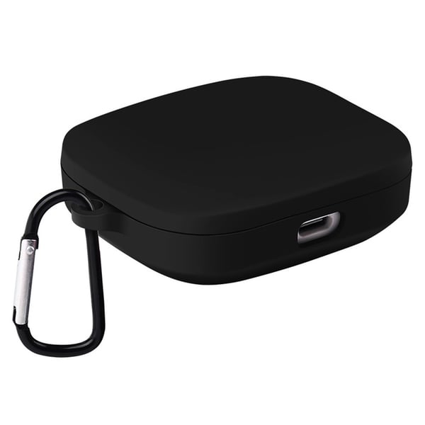 Xiaomi Redmi Buds 6S / Buds 6 Active Case Langattomat kuulokkeet Silikoni Suojakuori karabiinilla - Musta