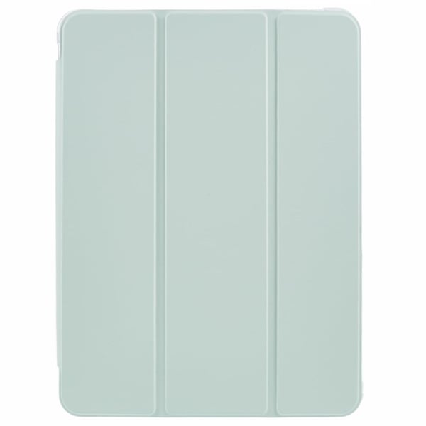Xiaomi Pad 7 Pro / Pad 7 Case with Pen Slot Tri-Fold Stand Vegan Leather Flexible Tablet Cover Auto Wake / Sleep - Light Green