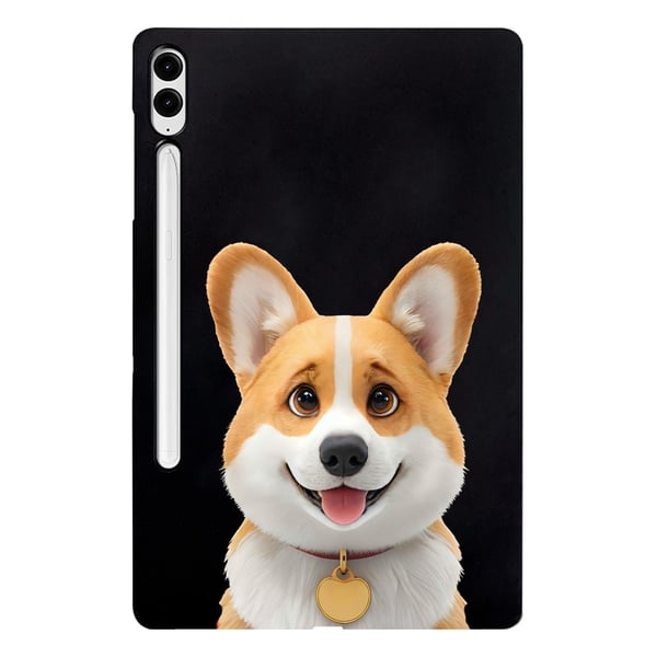 Samsung Galaxy Tab S10 Plus / S9 FE Plus / S9 Plus Case Pattern Printing Slim Flexible Tablet Protective Cover - Corgi