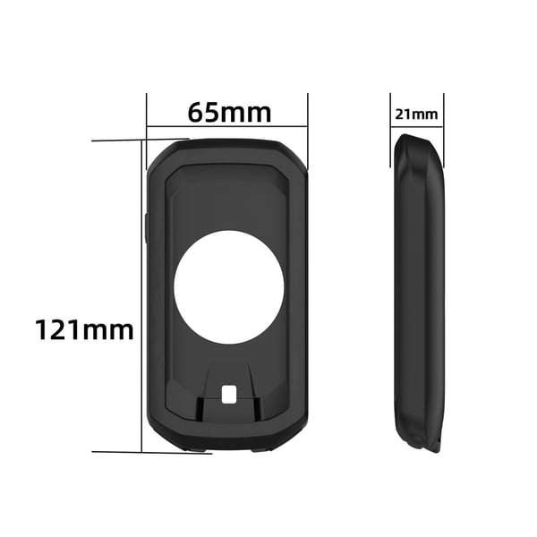 Garmin Edge 1050 beskyttelsesetui i silikone til cykelcomputer - Sort