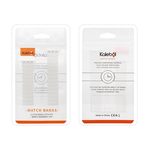 KALEBOL Silikon magnetisk klokkerem Apple Watch Series 10 42mm Armor Warrior Strap - Svart