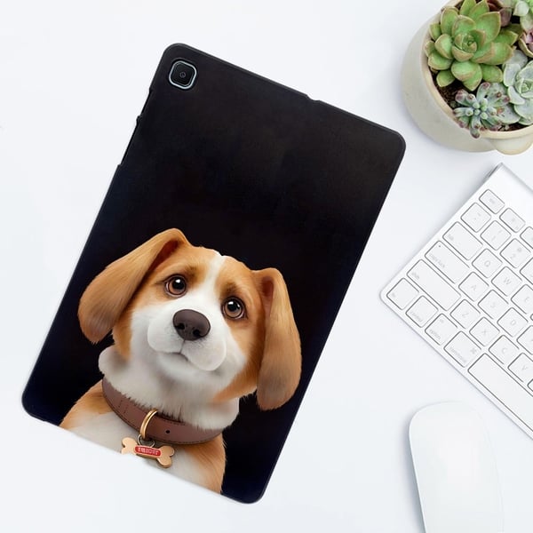 Samsung Galaxy Tab S6 Lite (2024) / (2022) / (2020) Case Pattern Printing Slim Flexible Tablet Protective Cover - Harrier Beagle