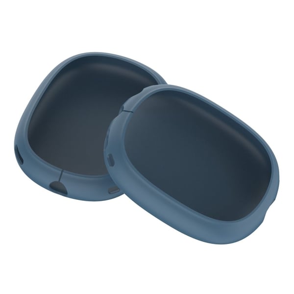 Silikonfodral AirPods Max 2 Bluetooth-headset Anti-rep öronkudde mjukt skalskydd - Blå