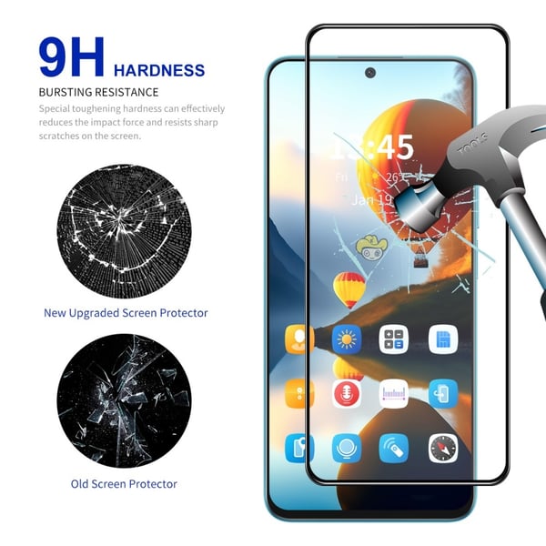 ENKAY HAT PRINCE TCL 50 5G Full Screen Protector Anti-explosion High Aluminium-silicon Glass Film