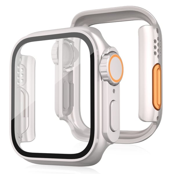 Bumpresistent Watch Case Apple Watch Series 6 5 4 SE (2022) SE (2023) SE 40mm Smartwatch Cover med hærdet glasfilm - Stjernelys