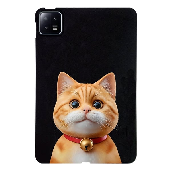 Xiaomi Pad 6 Pro / Pad 6 Case Pattern Printing Slim Flexible Tablet Protective Cover - Shorthair Cat Xiaomi Pad 6 Pro / Pad 6 Case Pattern Printing Slim Flexible Tablet Protective Cover - Shorthair Cat
