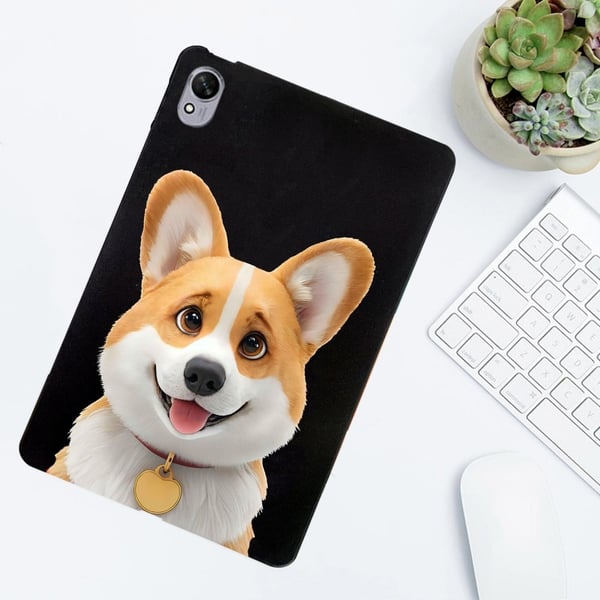 Flexible Case Huawei MatePad 11.5 S / MatePad 11.5 / MatePad Air 11.5 inch (2023) Pattern Printing Slim Tablet Protective Cover - Corgi