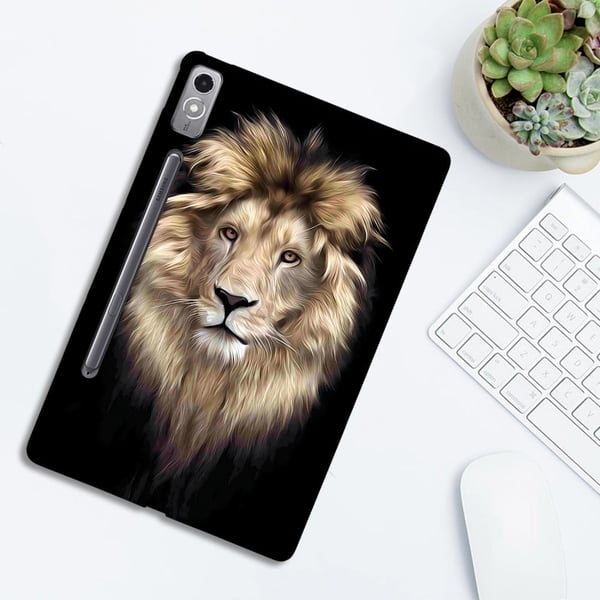 Lenovo Tab P12 Joustava asia Pattern tulostus Slim Tablet Suojakansi
