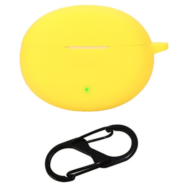 OnePlus Buds Pro 3 Bluetooth-kuulokkeet Kotelo Pehmeä silikonisuojus Anti-Lost solki - Keltainen
