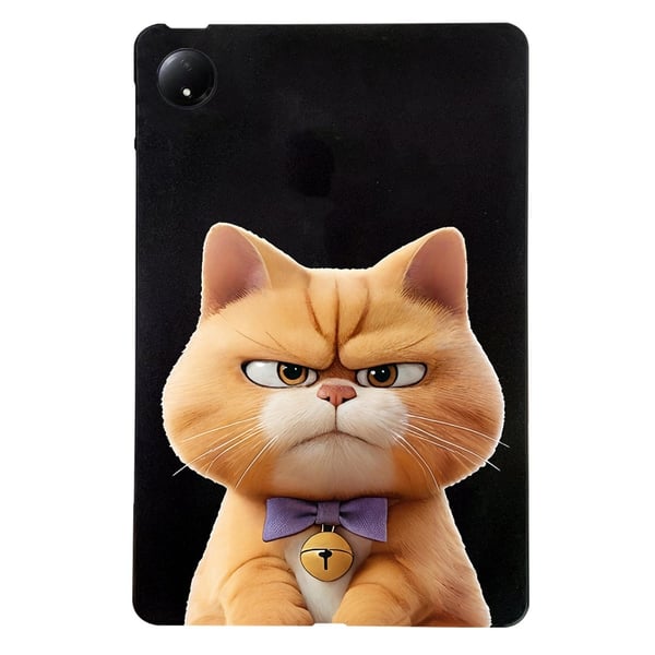 Xiaomi Redmi Pad SE 4G 8.7 inch Case Pattern Printing Slim Flexible Tablet Protective Cover - Garfield Cat