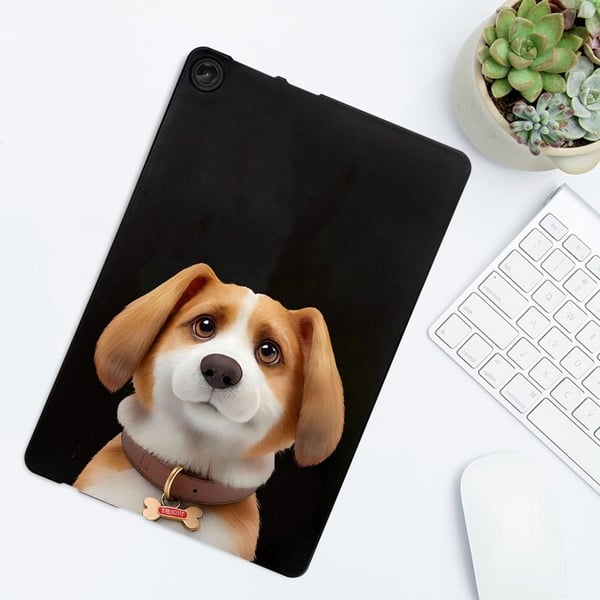 Lenovo Tab M10 (Gen 3) Case Pattern Printing Slim Flexible Tablet Protective Cover - Harrier Beagle