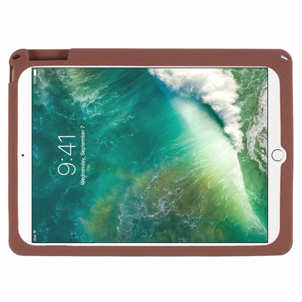 Silicone Case iPad 10.2 (2021) / (2020) / (2019) / iPad Air 10.5 inch (2019) / Pro 10.5-inch (2017) Bear Kickstand Tulip Tablet Cover