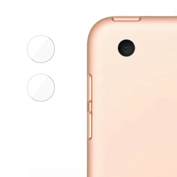 2-pack iPad Air 10,5 tuuman (2019) kameran linssin suojus Suora reuna karkaistu lasi linssikalvo