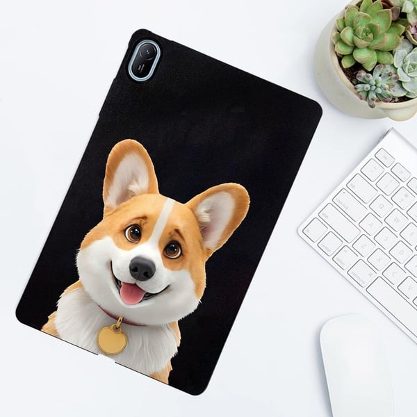 Huawei MatePad SE 11 Case Pattern Printing Slim Flexible Tablet Protective Cover - Corgi