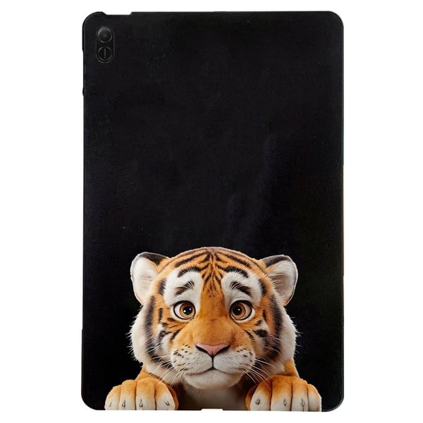 Honor Pad X8a Case Pattern Printing Slim Flexible Tablet Protective Cover - Little Tiger