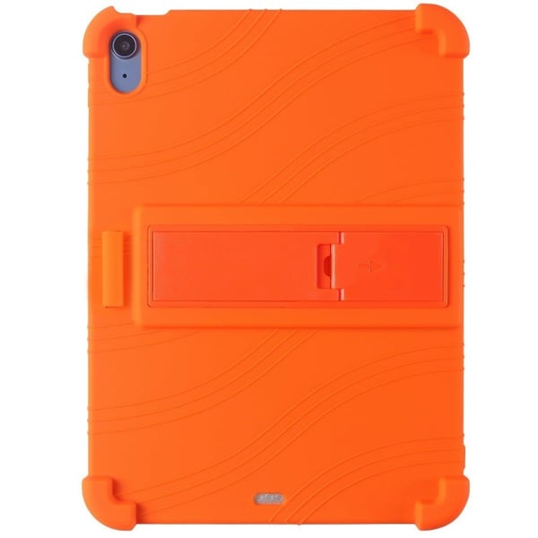 iPad Air 11 (2024) Silikonfodral med kickstand Robust skyddsfodral - Orange iPad Air 11 (2024) Silikonfodral med kickstand Robust skyddsfodral - Orange