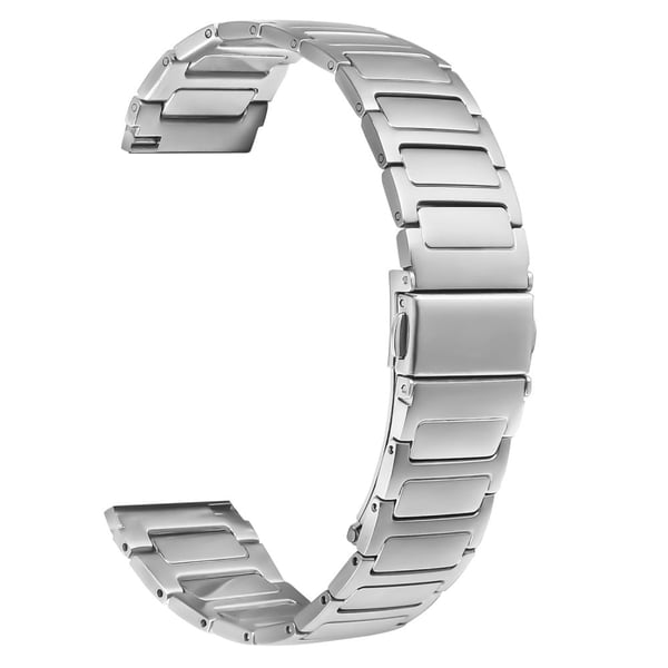 Xiaomi Mi Watch Color Sports Watch Band Silver Stainless Steel Metal Watch Strap
