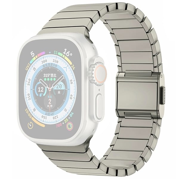 Urrem Apple Watch Series 10 46mm udskiftningsrem i titanium - Titanium
