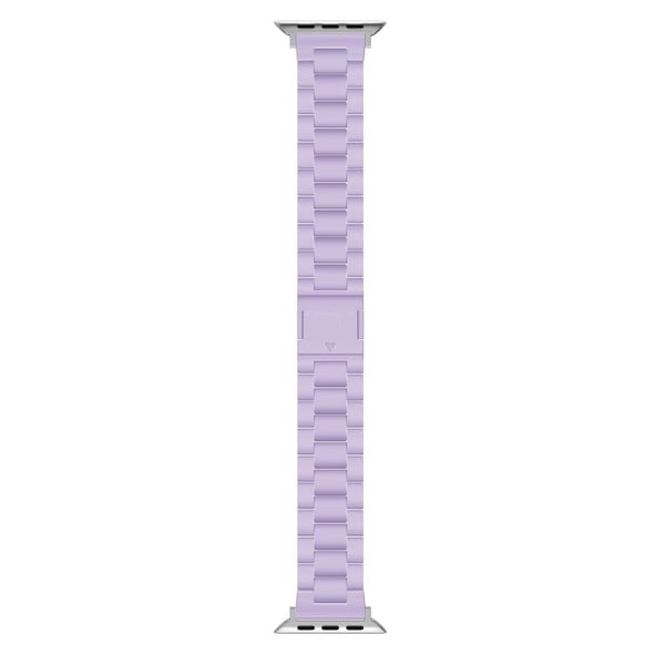 Watch Band Apple Watch Series 10 46mm Magnetic Clasp Candy 3-Bead Wrist Strap - Light Purple