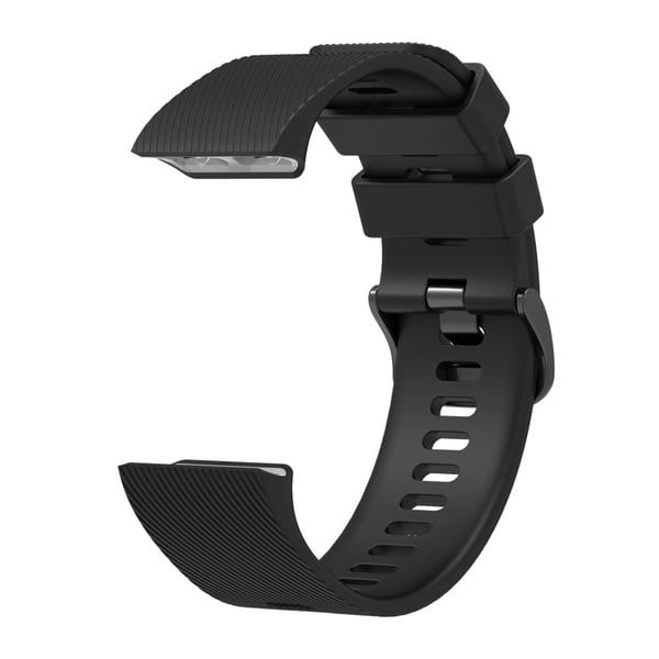 Silikonarmband Garmin Forerunner 35 / 30 Justerbart klockarmband med svart spänne - Svart
