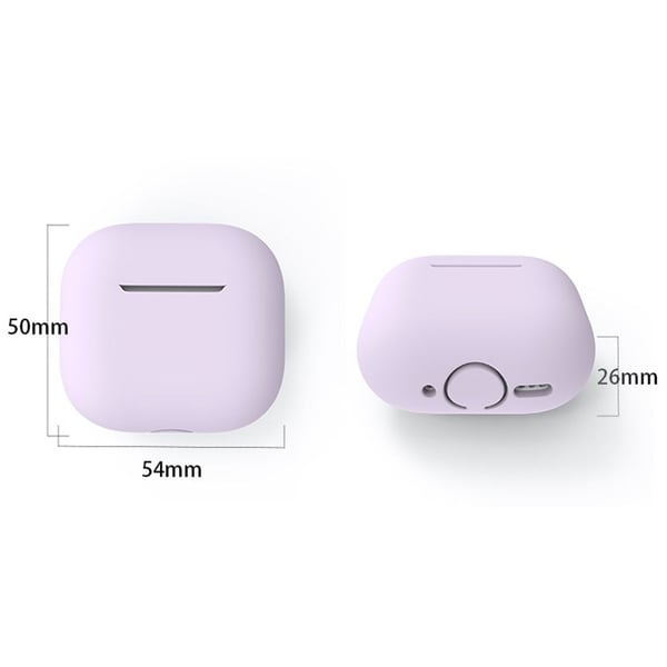 AirPods 4 Earphones 5 in 1 Protective Case and Anti Lost Rope and Storage Case and Brush and Watch Band Earbud Holder - Sky Blue