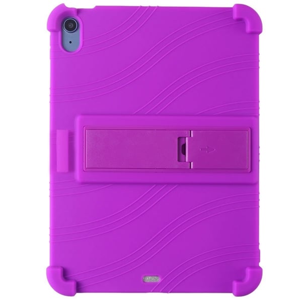 iPad Air 11 (2024) Silikonfodral med kickstand Robust skyddsfodral - Lila iPad Air 11 (2024) Silikonfodral med kickstand Robust skyddsfodral - Lila