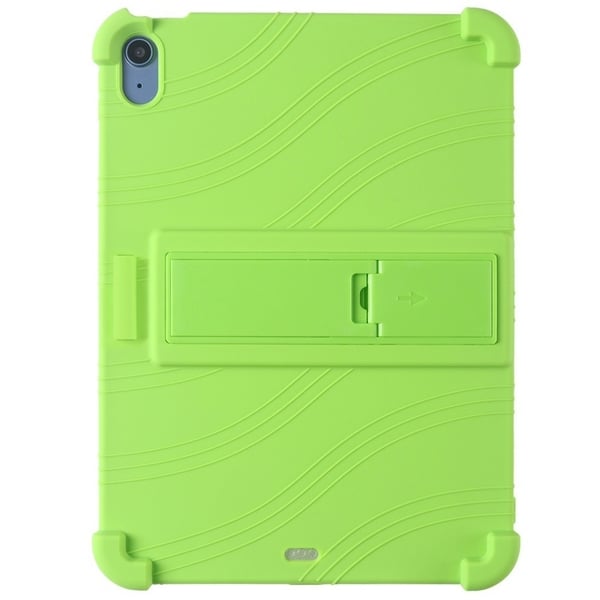 iPad Air 11 (2024) Silikonfodral med kickstand Robust skyddsfodral - Grön iPad Air 11 (2024) Silikonfodral med kickstand Robust skyddsfodral - Grön