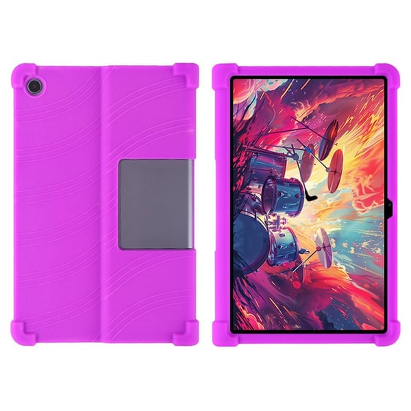 Lenovo Xiaoxin Pad Studio 11.5 Inch / Tab Plus Silicone Case with Kickstand Rugged Protective Cover - Purple