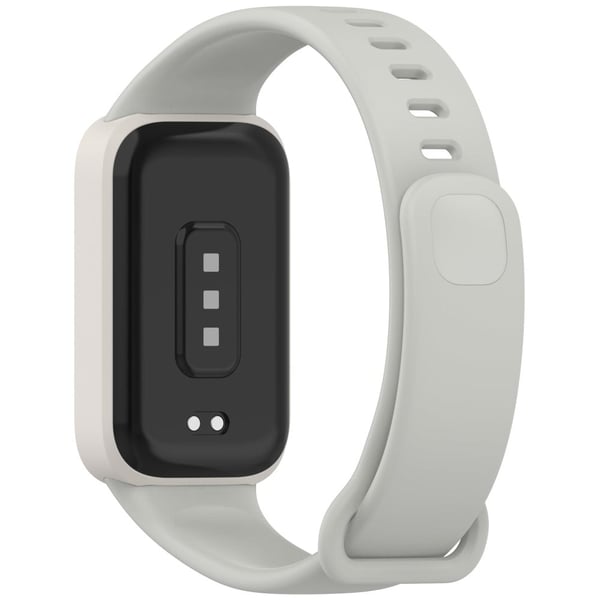 Xiaomi Smart Band 9 Active / Redmi Band 3 Blød silikone integreret armbåndsurkasse - Stjernelys + Grå