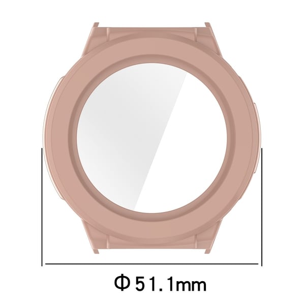 Mibro Watch GS Pro Case Hard Scratch Resistant All Around Watch Cover with Tempered Glass Film - Pink